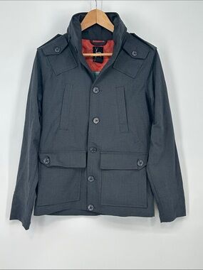 Kane & Unke Men's Dark Gray Field Jacket - Size Small